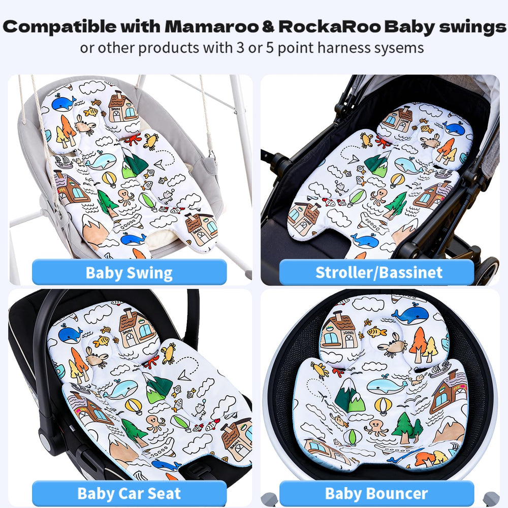 FSINWV replacement-ball-mirror offers reflective sensory engagement for baby.