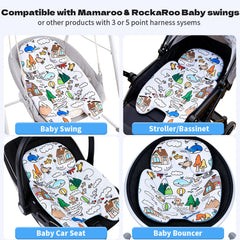 FSINWV replacement-ball-mirror offers reflective sensory engagement for baby.