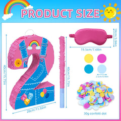 Fsnjcz pinata stick included for safe, easy tapping.