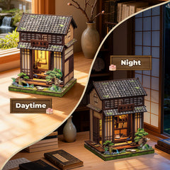 Fsolis Book Nook assembly guide pieces help beginners complete the kit.
