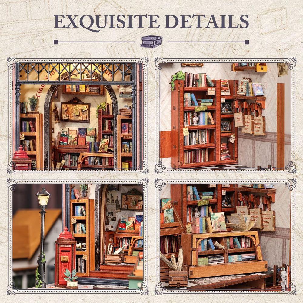 Fsolis Book Nook Kit bonding project for teens and adults