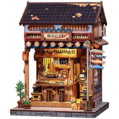 Fsolis Japanese Book Nook Kit interior scene for shelf charm and cozy display.