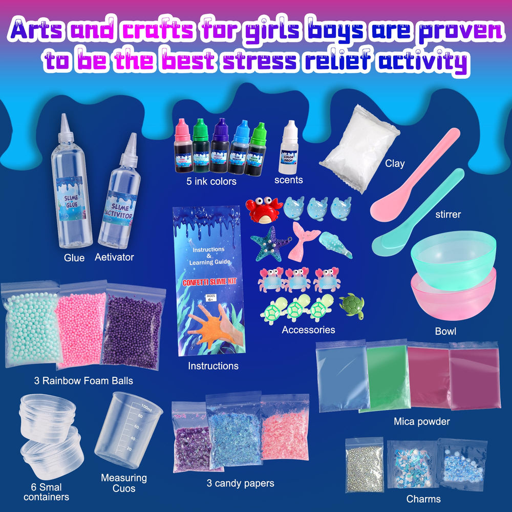 fsutvitg ocean slime kit party favor idea for kids