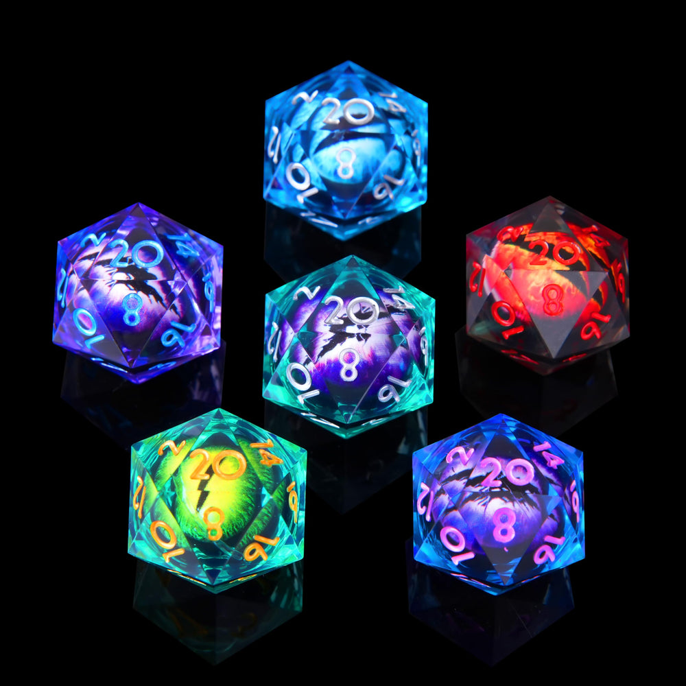 FTNNGIME Colorful D20 set enhances visibility and identification during play