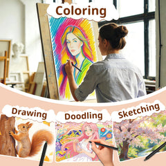 FUAOIS pencils are perfect for beginners and seasoned artists.