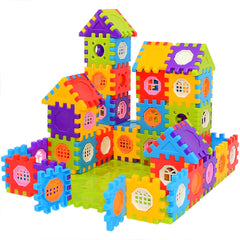 FUBAODA 180-piece blocks in vibrant colors for creative play and color recognition.