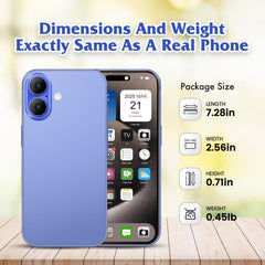 FufoneUS dummy phone blue rainbow back mirrors real device for showcases