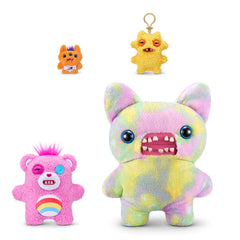 Fuggler Care Bears 9-inch plush on shelf, perfect for collections.