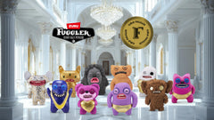 Close look at golden clothing and eyes on Fuggler Gold Fuggs