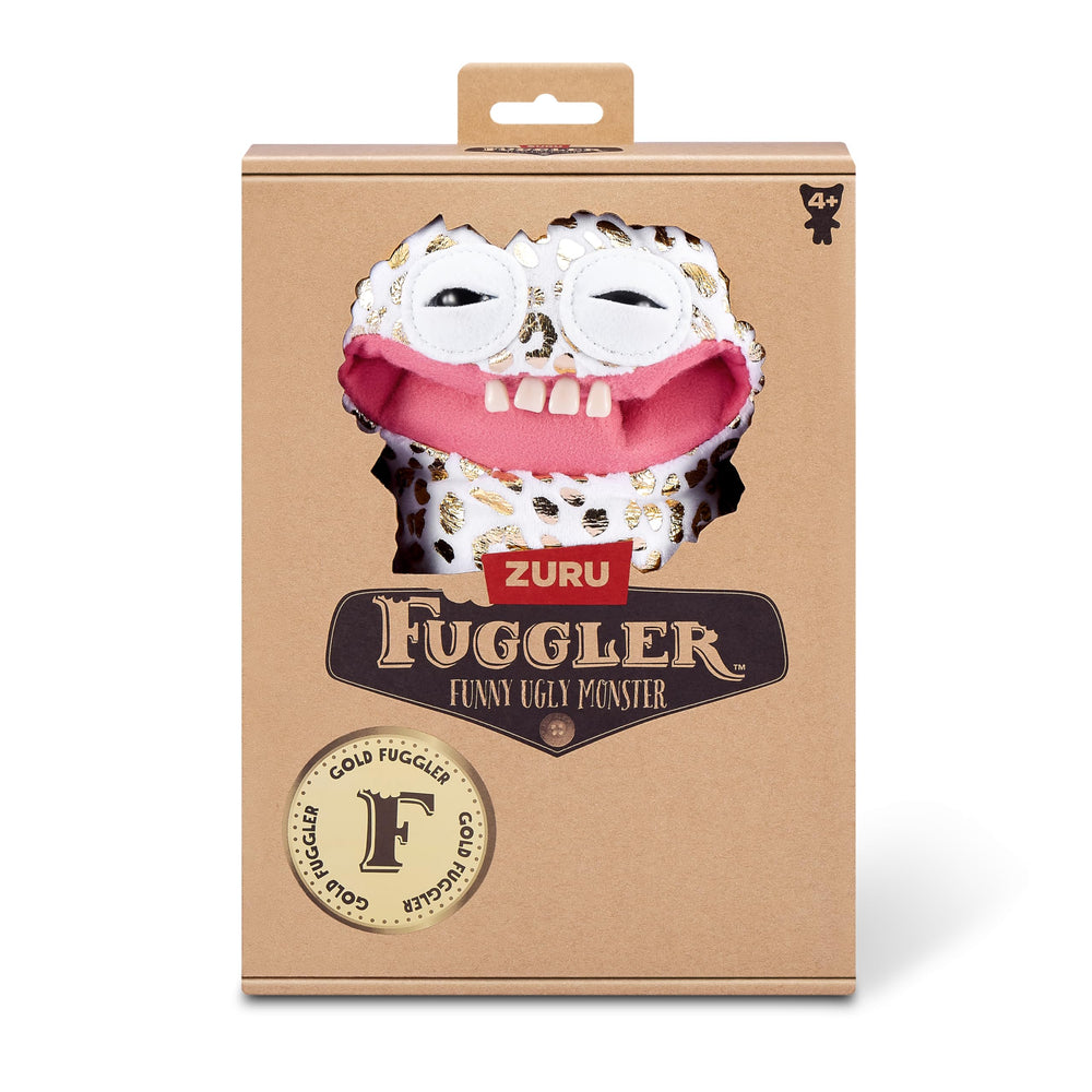 Fuggler Gold Fuggs side view reveals a mischievous expression, ideal for gifting.