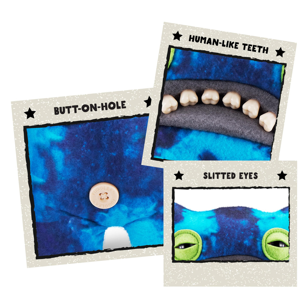 Fuggler with human-like teeth sparks imaginative storytelling and collector interest.