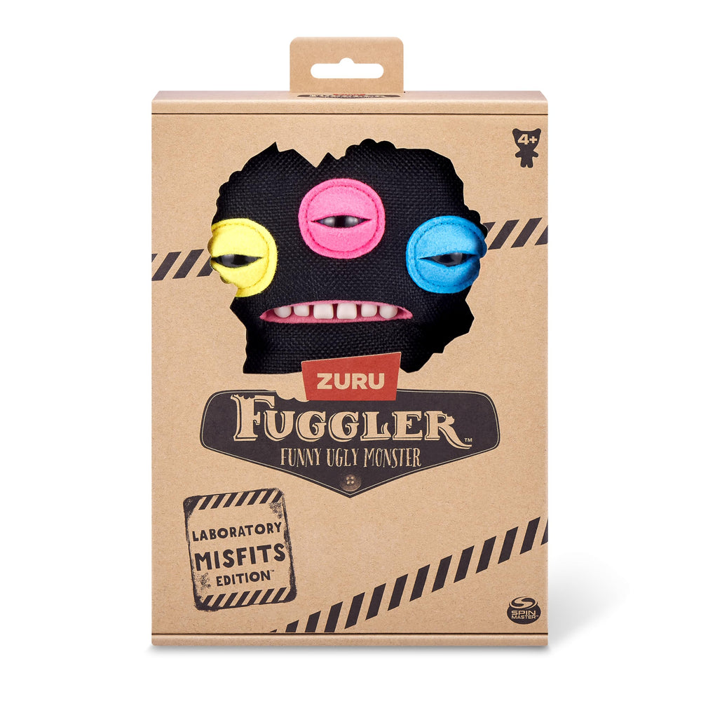 Fuggler human-like teeth detail highlights quirky design perfect for shelf display.