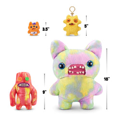 Fuggler Lab Misfits plush showcases ultra-soft fabric for cuddle-ready fun.