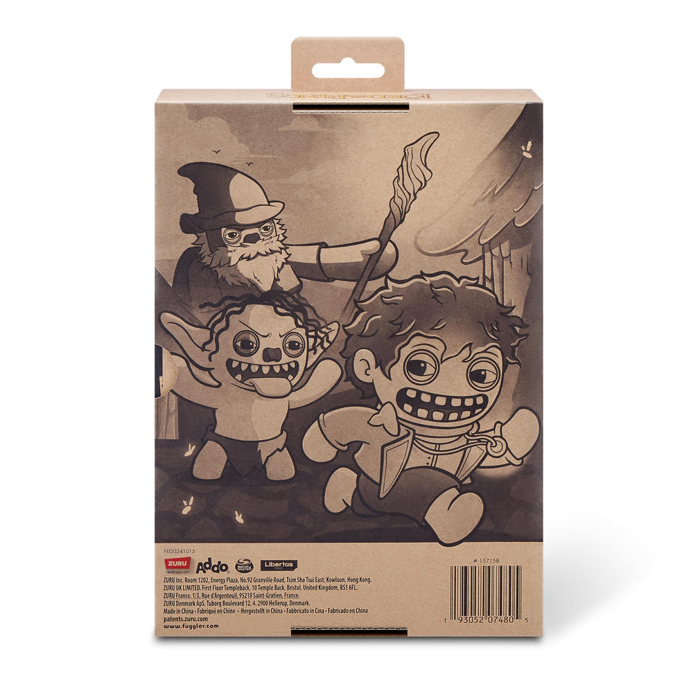 Fuggler Lord of the Rings Frodo plush featuring human-like teeth.