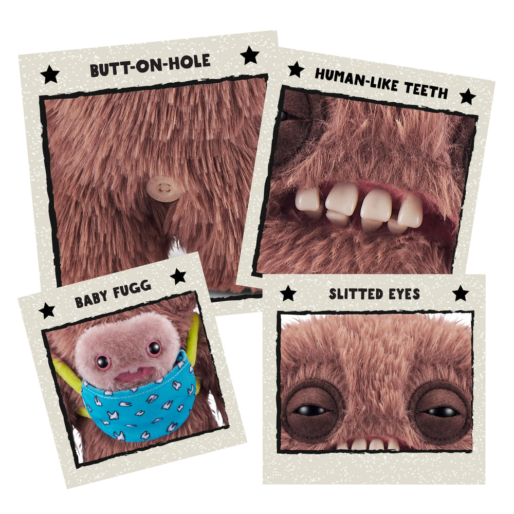 Fuggler Mini Rascals Human Teeth shows quirky character design and texture.