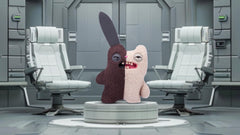 Soft plush texture of Fuggler Misfit Monster Series 1 for cuddling.