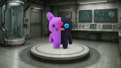 Soft plush texture invites huggable comfort during playtime or storytelling