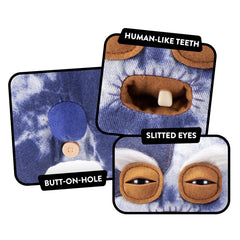 Fuggler Old Fogies soft plush fabric for gentle cuddling.