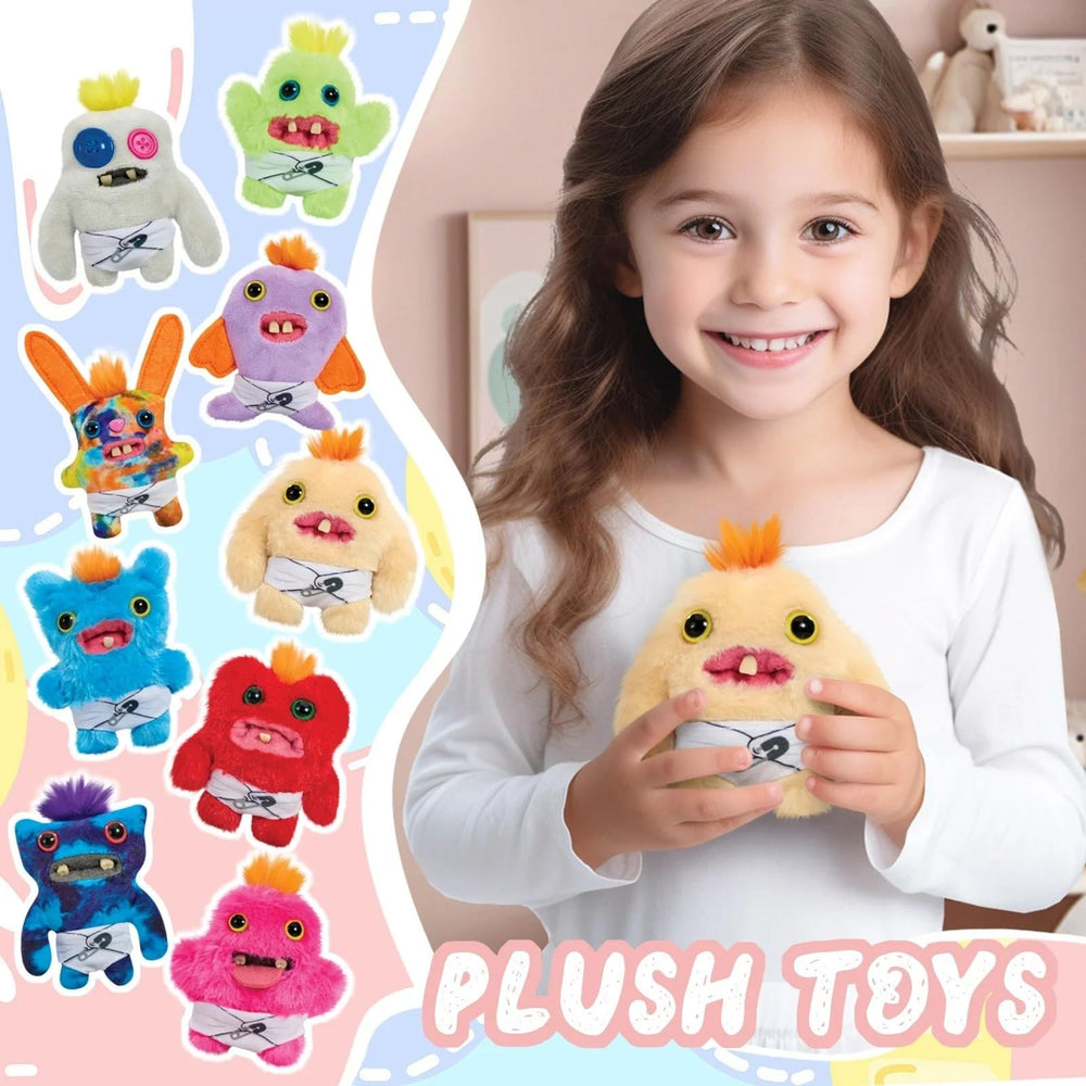 Fuggler Series 3 classic detail: expressive eyes and stitches for fans