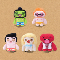 Soft plush texture makes cozy display with approachable feel.