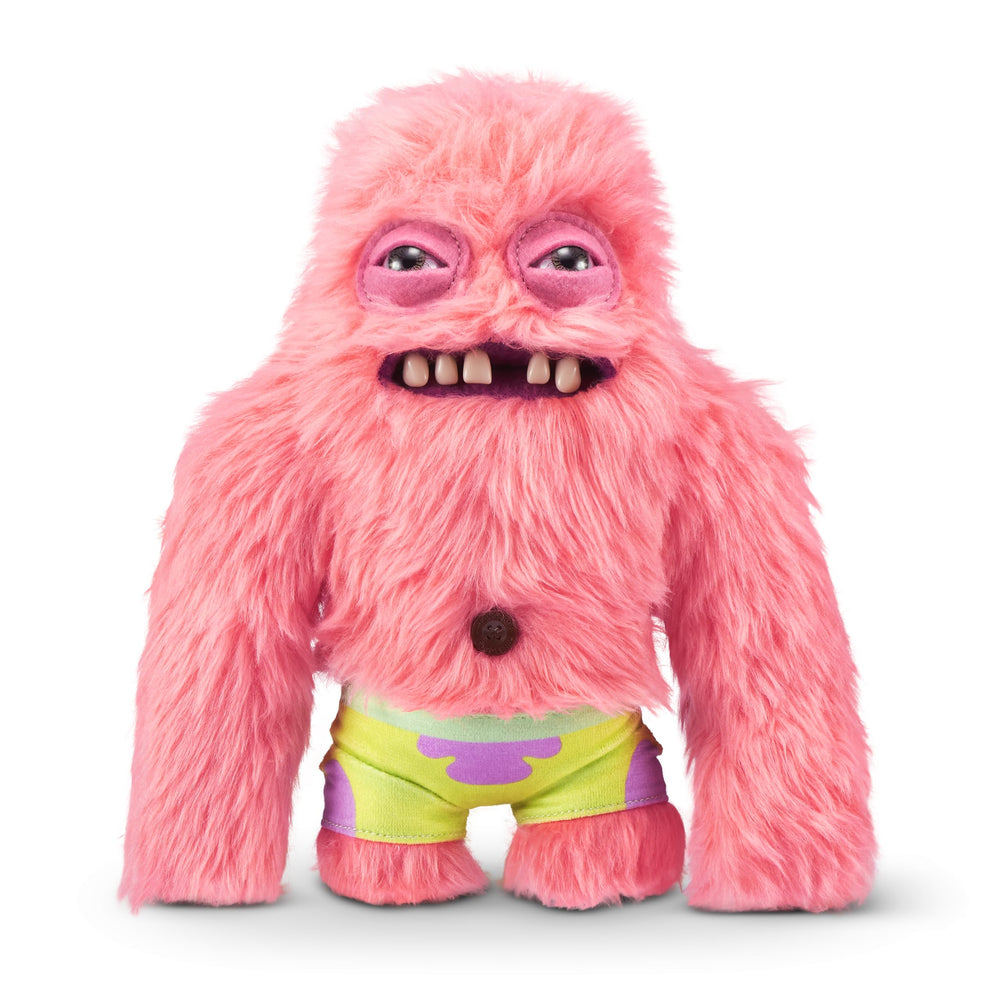 Fuggler SpongeBob Patrick 9-inch plush, front view, soft cuddle buddy for fans.