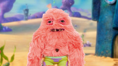 Fuggler SpongeBob Patrick 9-inch plush, teeth detail, playful horror vibe for collectors.