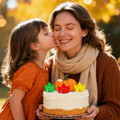 FULAIERGD mirror acrylic disc topper showcases dual-sided shine on cakes.