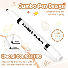Fullhawl cone-tip markers enable clean edges for drawings and diagrams