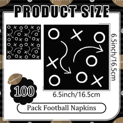 Fullhawl 6.5-inch square napkins ideal for party dining and spills.