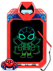 Fullware LCD Writing Tablet Spider Hero front view for creative drawing sessions