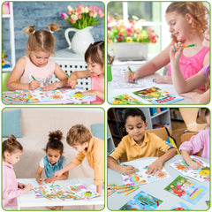 Fulmoon Easter-theme coloring pages ignite seasonal celebrations for kids