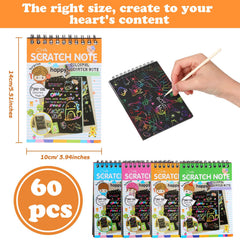 Fulmoon wooden stylus for precise, mess-free scratch art