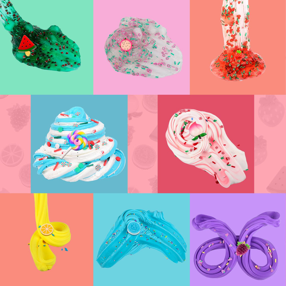 Fumeetplax jelly cube crunch slime shows satisfying crackle during play.