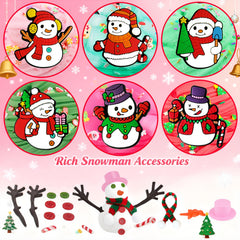 Fumeetplax Snowman Kit clear slime ready for shaping and playtime.