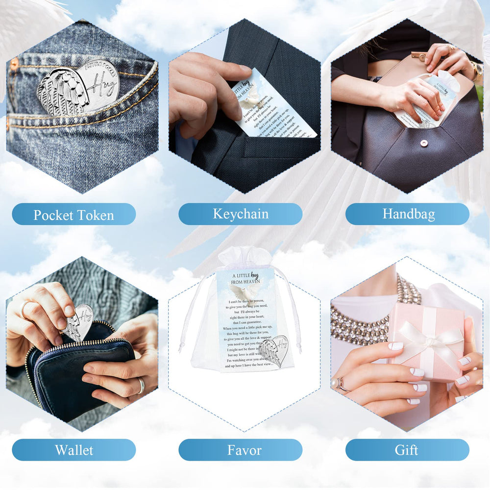 Fumete packaged funeral favors displayed for guests.