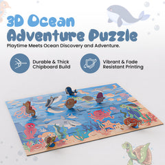 Fun Crafts International kids building puzzle promotes focus, motor skills, and imaginative play.