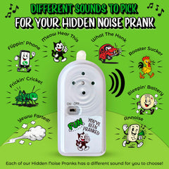 FUN delivery Meow Hear This device emitting random meows highlighted as a spontaneous office laugh trigger.