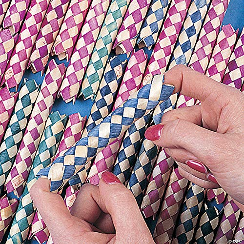 Finger traps on a party table inviting playful mischief