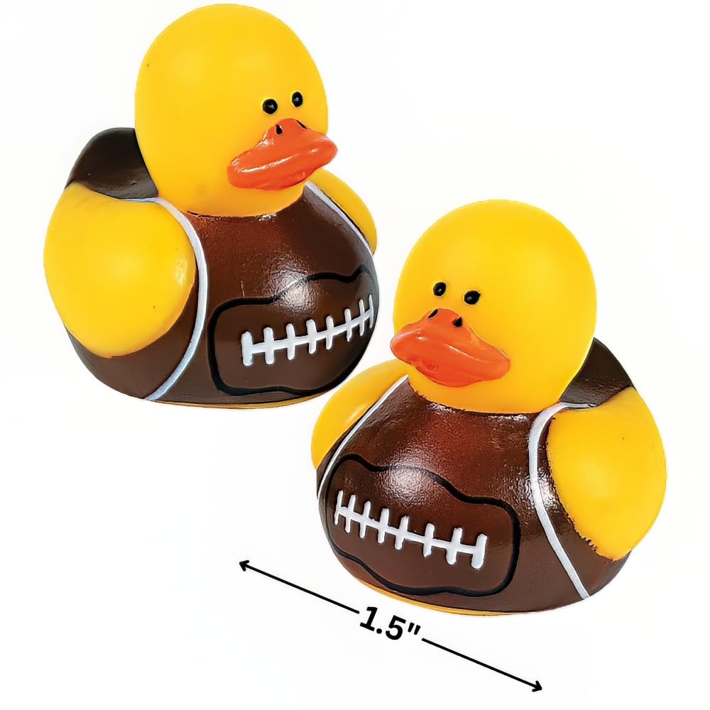Fun Express football ducks add charm to football-themed birthday celebrations.