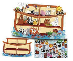 Fun Express Giant Noah’s Ark sticker scene for classroom crafts and VBS activities.