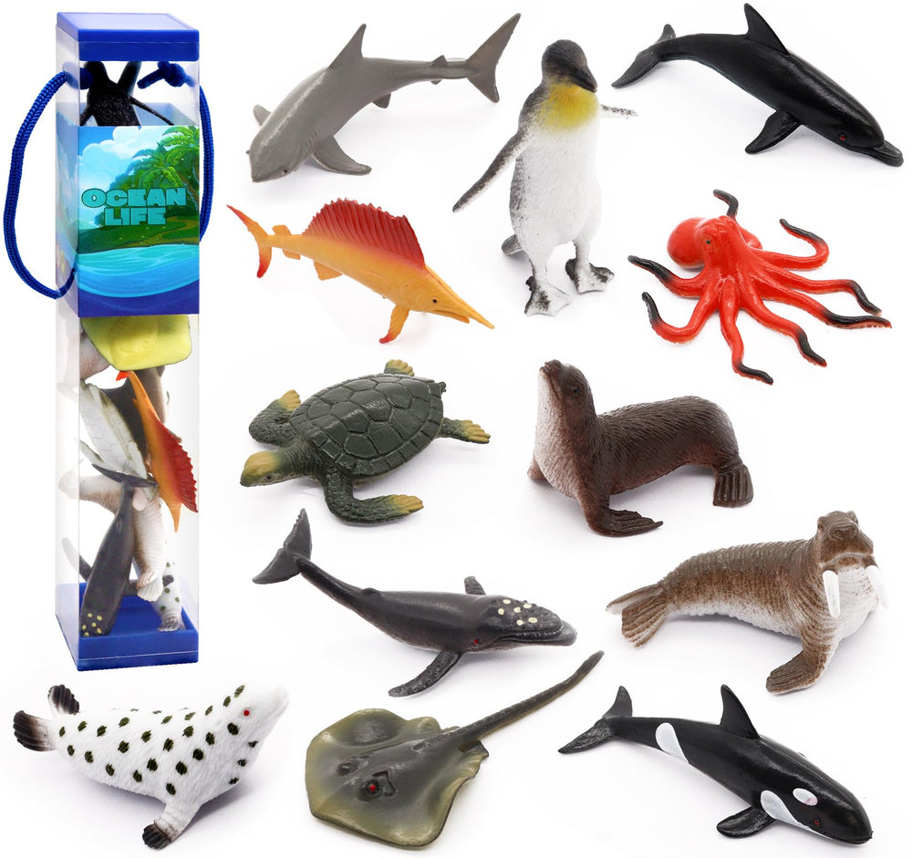 Fun Gift seal-figure promotes imaginative play and discovery of ocean life.