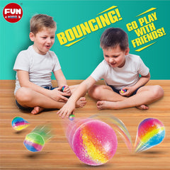 FUN KIDZ Big Bouncy Ball Kit – four shape models show kids how balls form
