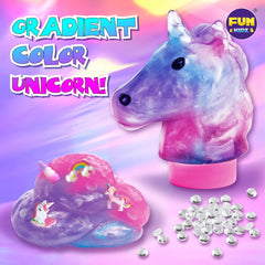 FUN KIDZ butter slime squishy features smooth, stretchy texture.