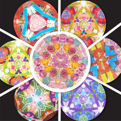 FUN KIDZ Kaleidoscope pattern display showcases vivid color exploration for kids