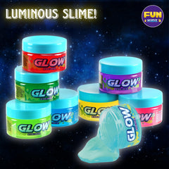 FUN KIDZ neon glow slime multi-colors ideal for creative crafts