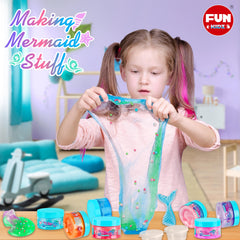 Mermaid-themed add-ins from FunKidz to customize texture and sparkle