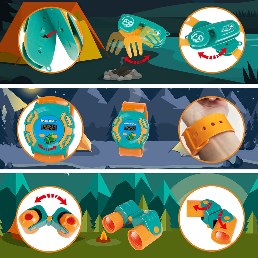 FUN LITTLE TOYS Velcro pretend foods spark interactive meals during play.