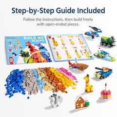 FUN LITTLE TOYS safe BPA-free non-toxic ABS bricks support repeated play.