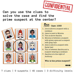 Fun Squared Games 3x3 grid helps players visualize clues and improve spatial reasoning
