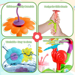 Funbud colorful blocks and garden pieces foster open-ended creativity